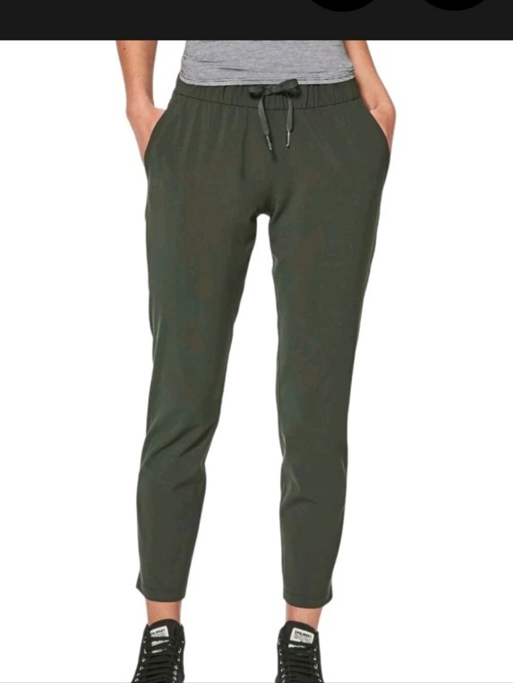 lululemon athletica Olive Green On The Fly Jogger